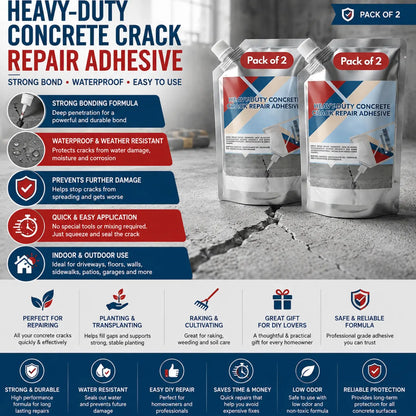(Buy 1 Get 1 FREE) ConFix™ Heavy-Duty Concrete Crack Repair Adhesive